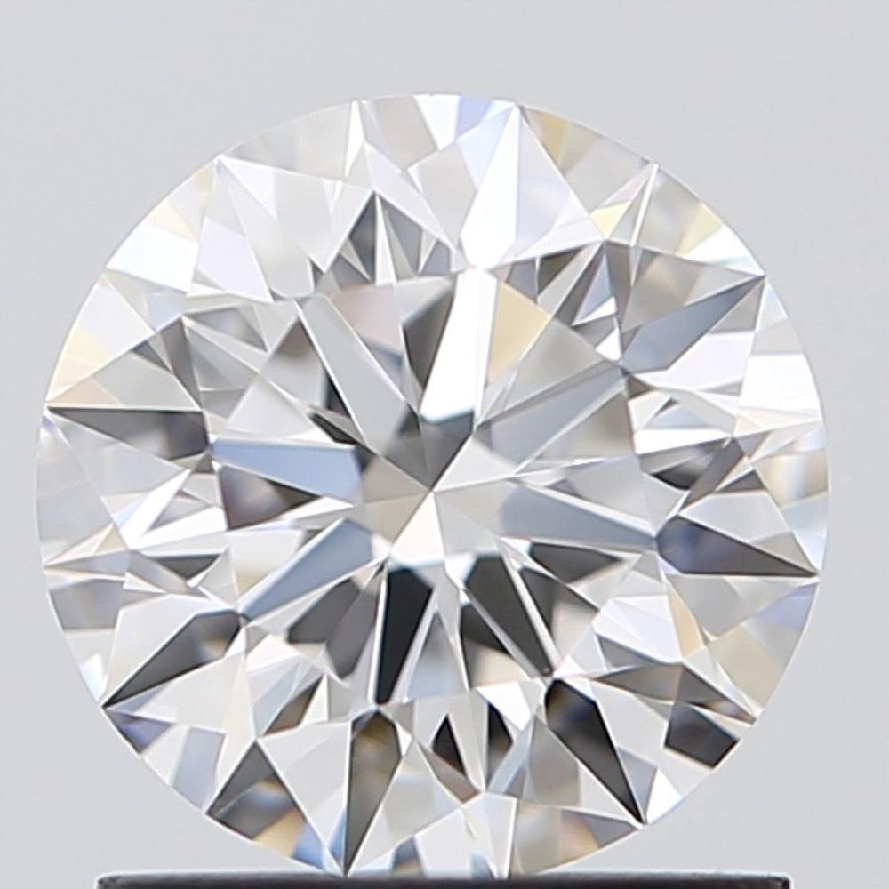 1.24 Carat Round Natural Diamond with  Cut Diamond in 14KT  view 1
