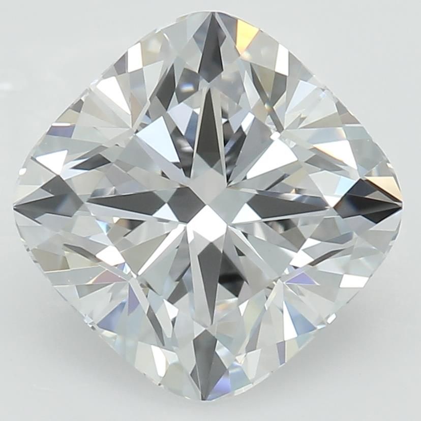 1.77 Carat Cushion Lab Diamond with  Cut Diamond in 14KT  view 1
