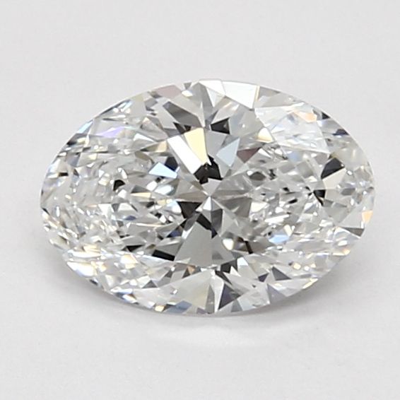 1.08 Carat Oval Lab Diamond with  Cut Diamond in 14KT  view 1
