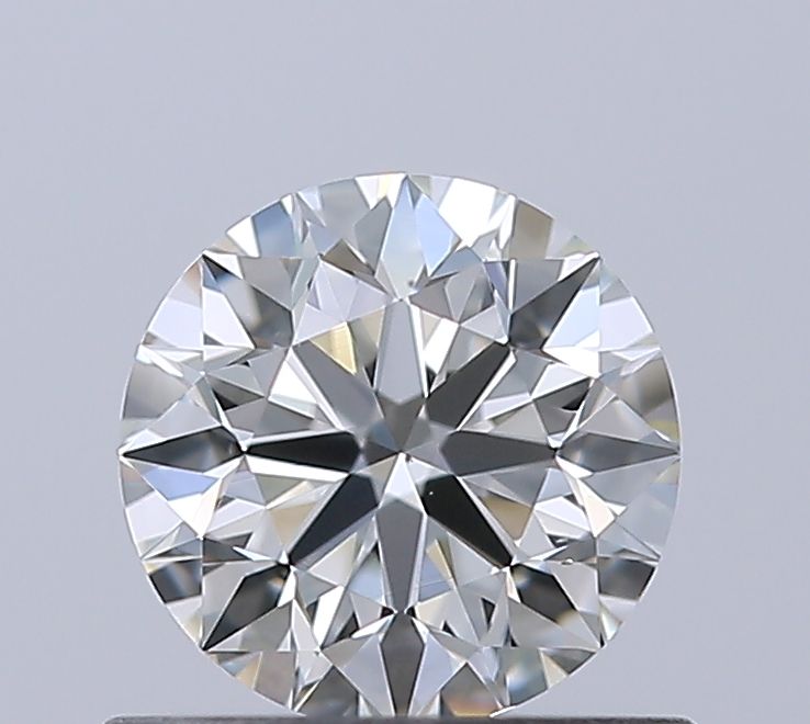 0.6 Carat Round Natural Diamond with  Cut Diamond in 14KT  view 1
