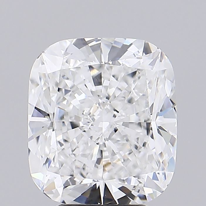 4.74 Carat Cushion Lab Diamond with  Cut Diamond in 14KT  view 1

