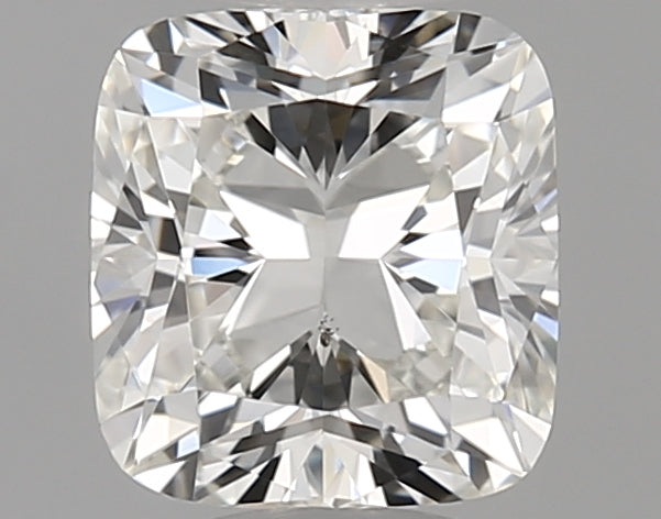 0.5 Carat Cushion Natural Diamond with  Cut Diamond in 14KT  view 1
