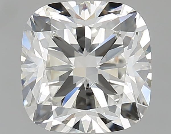 1.05 Carat Cushion Natural Diamond with  Cut Diamond in 14KT  view 1
