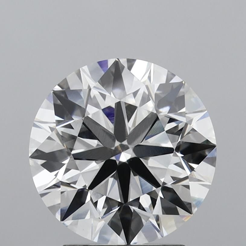 3.56 Carat Round Lab Diamond with  Cut Diamond in 14KT  view 1
