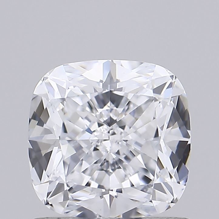 1.0 Carat Cushion Lab Diamond with  Cut Diamond in 14KT  view 1
