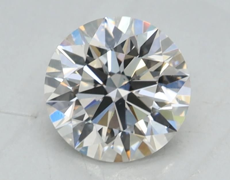0.61 Carat Round Natural Diamond with  Cut Diamond in 14KT  view 1

