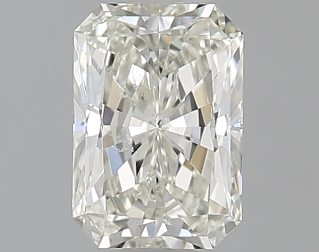 0.5 Carat Radiant Natural Diamond with  Cut Diamond in 14KT  view 1
