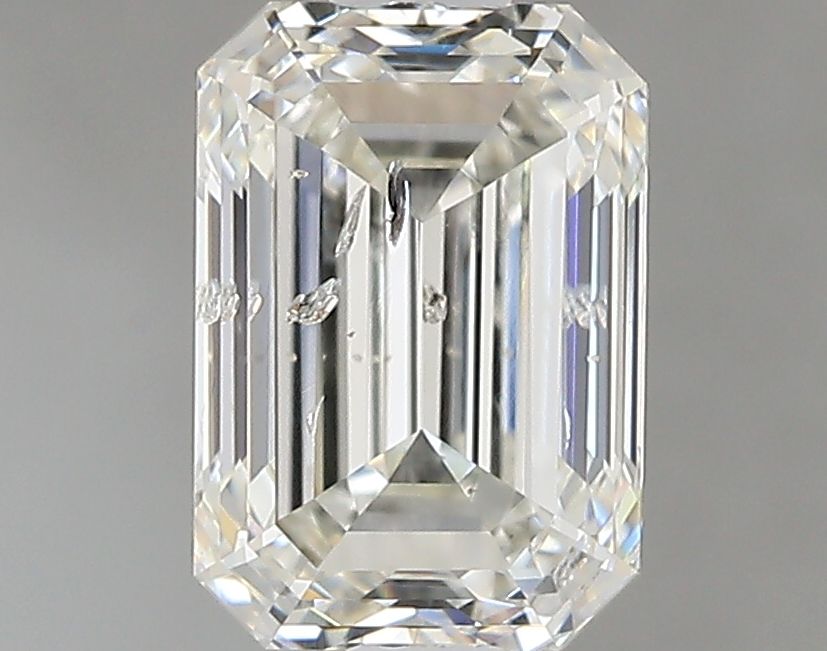 1.01 Carat Emerald Natural Diamond with  Cut Diamond in 14KT  view 1
