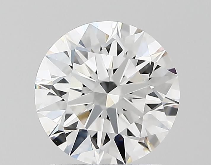 1.55 Carat Round Lab Diamond with  Cut Diamond in 14KT  view 1
