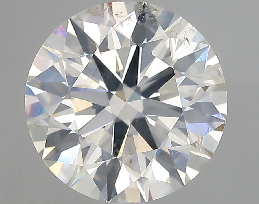 2.01 Carat Round Natural Diamond with  Cut Diamond in 14KT  view 1
