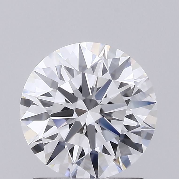 1.25 Carat Round Lab Diamond with  Cut Diamond in 14KT  view 1

