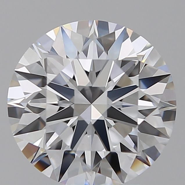 1.76 Carat Round Lab Diamond with  Cut Diamond in 14KT  view 1

