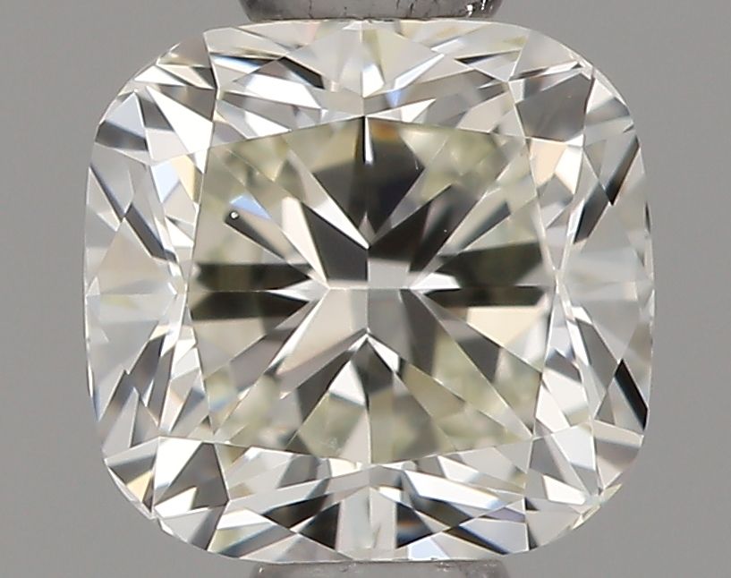 0.4 Carat Cushion Natural Diamond with  Cut Diamond in 14KT  view 1
