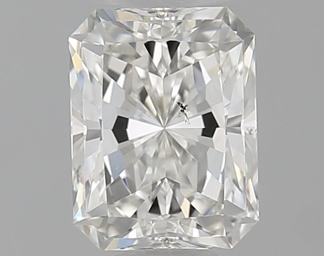 0.51 Carat Radiant Natural Diamond with  Cut Diamond in 14KT  view 1
