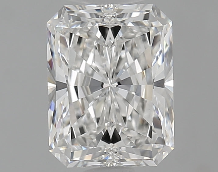1.5 Carat Radiant Natural Diamond with  Cut Diamond in 14KT  view 1
