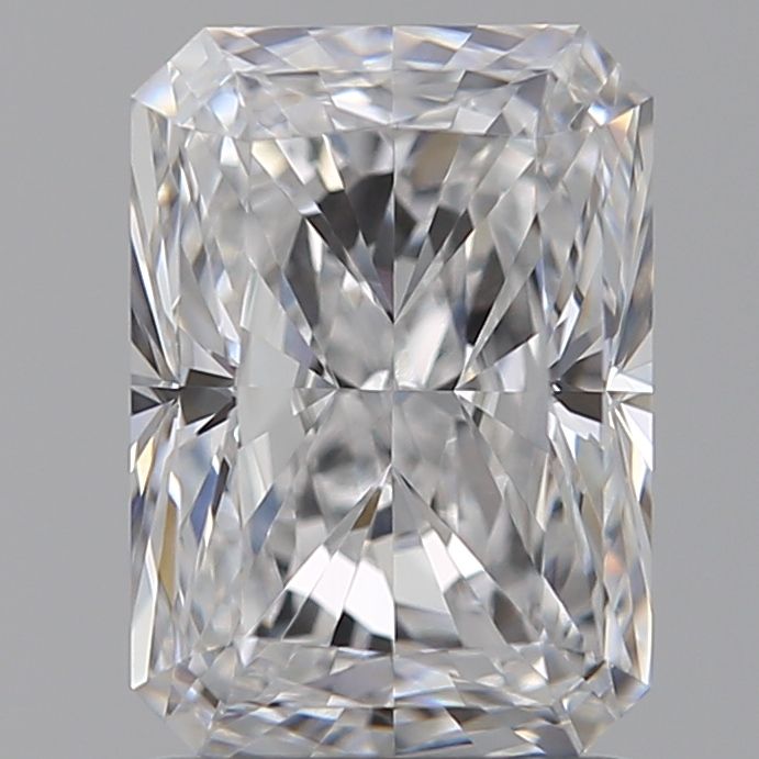 1.71 Carat Radiant Lab Diamond with  Cut Diamond in 14KT  view 1
