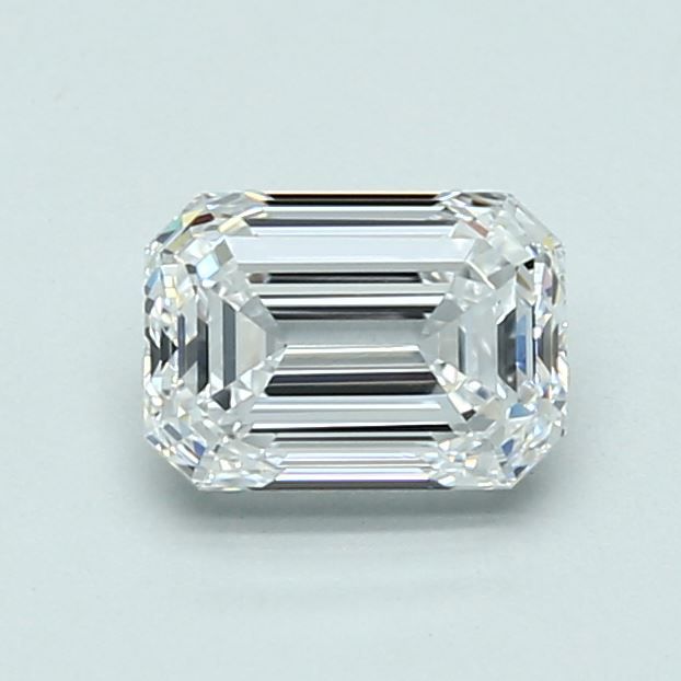 1.01 Carat Emerald Natural Diamond with  Cut Diamond in 14KT  view 1

