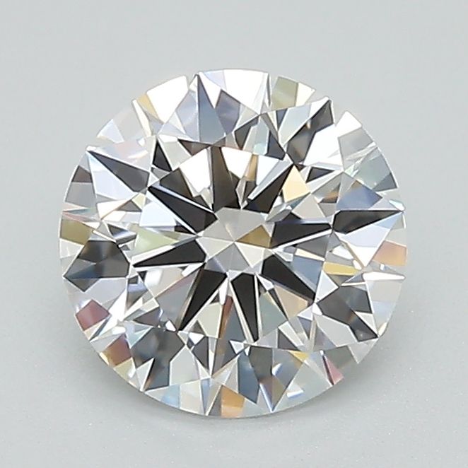 1.28 Carat Round Lab Diamond with  Cut Diamond in 14KT  view 1
