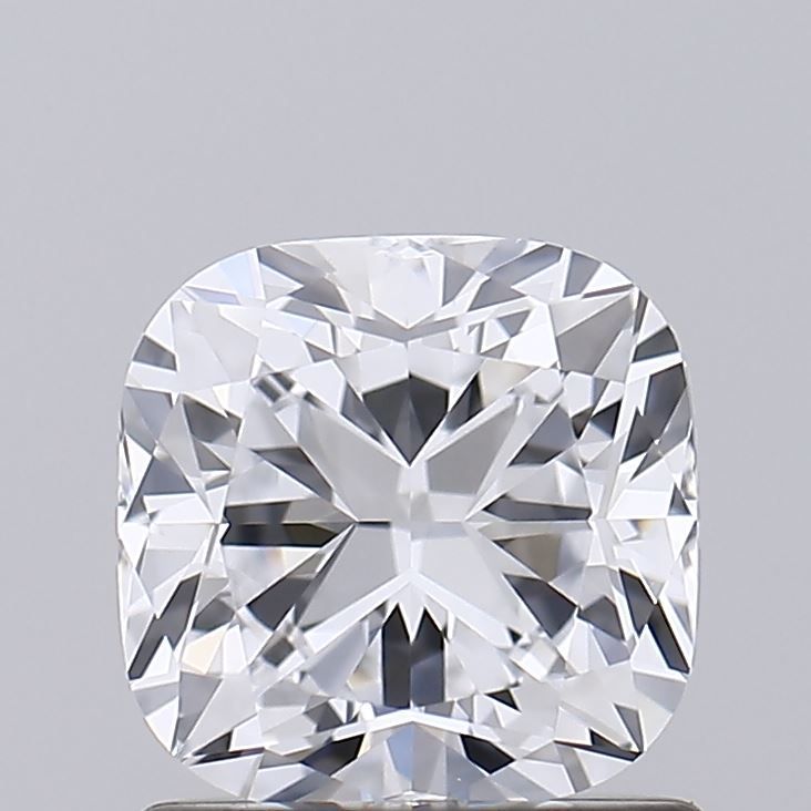 1.03 Carat Cushion Lab Diamond with  Cut Diamond in 14KT  view 1
