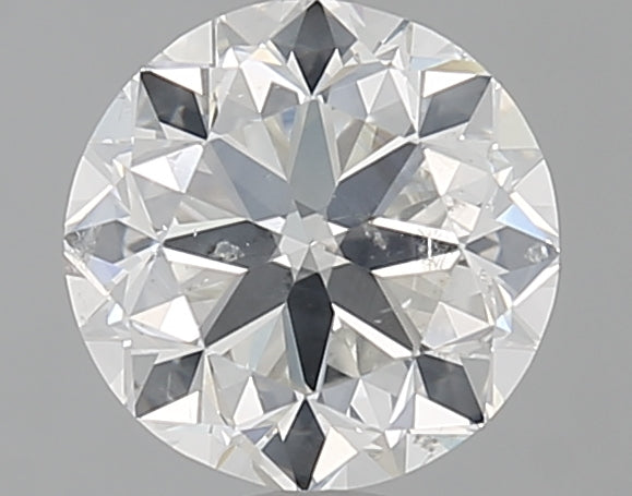 1.5 Carat Round Natural Diamond with  Cut Diamond in 14KT  view 1
