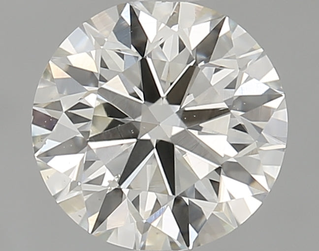 0.8 Carat Round Natural Diamond with  Cut Diamond in 14KT  view 1
