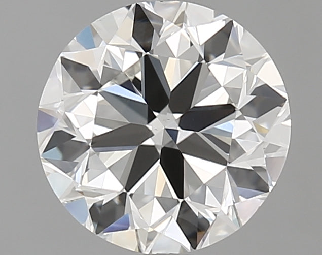 1.51 Carat Round Natural Diamond with  Cut Diamond in 14KT  view 1
