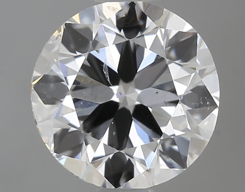 1.01 Carat Round Natural Diamond with  Cut Diamond in 14KT  view 1
