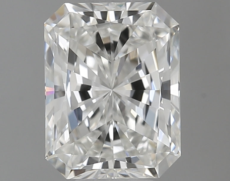 0.57 Carat Radiant Natural Diamond with  Cut Diamond in 14KT  view 1
