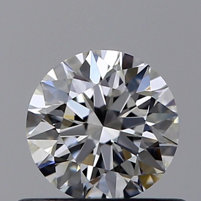 0.5 Carat Round Natural Diamond with  Cut Diamond in 14KT  view 1
