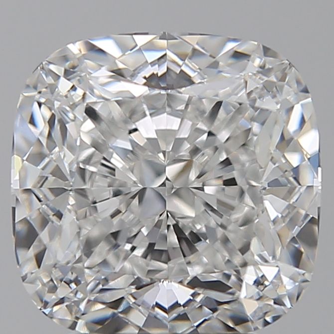 3.55 Carat Cushion Lab Diamond with  Cut Diamond in 14KT  view 1
