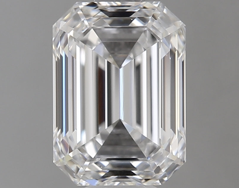 0.95 Carat Emerald Natural Diamond with  Cut Diamond in 14KT  view 1

