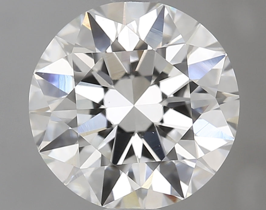 2.16 Carat Round Natural Diamond with  Cut Diamond in 14KT  view 1
