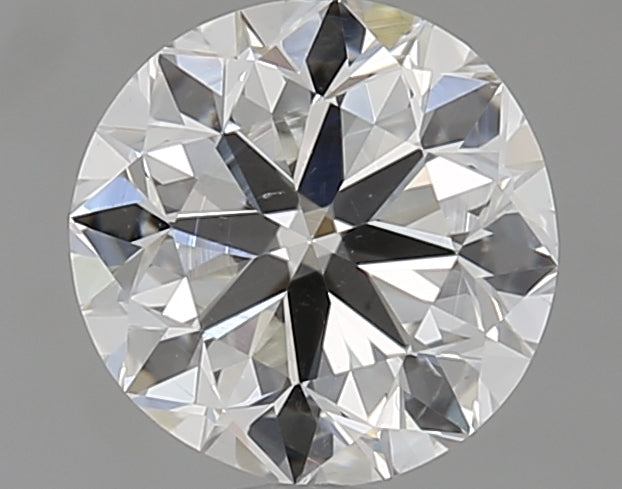 0.9 Carat Round Natural Diamond with  Cut Diamond in 14KT  view 1
