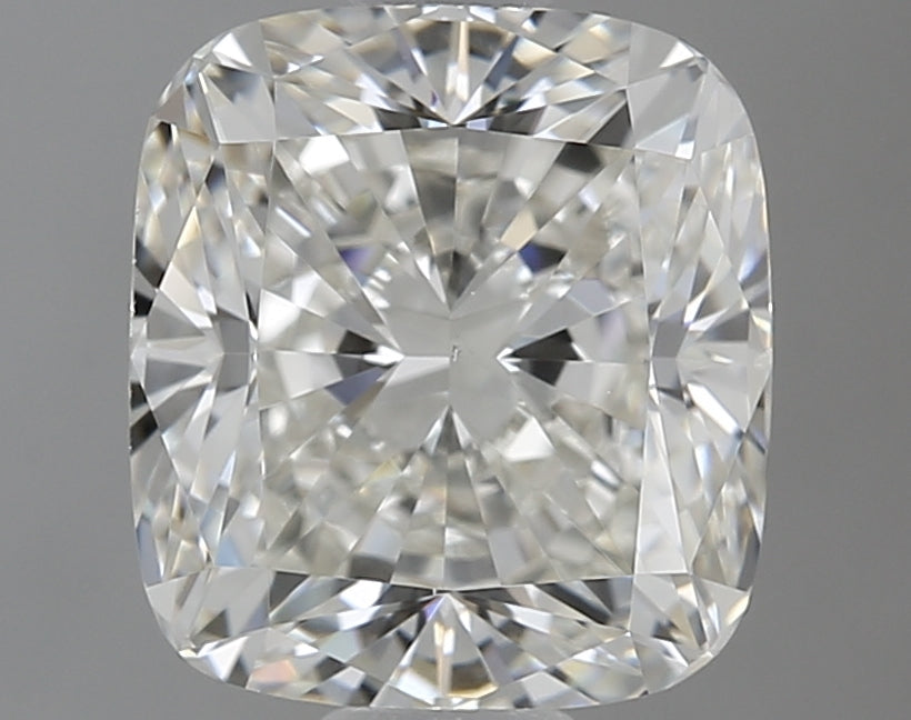 1.5 Carat Cushion Natural Diamond with  Cut Diamond in 14KT  view 1

