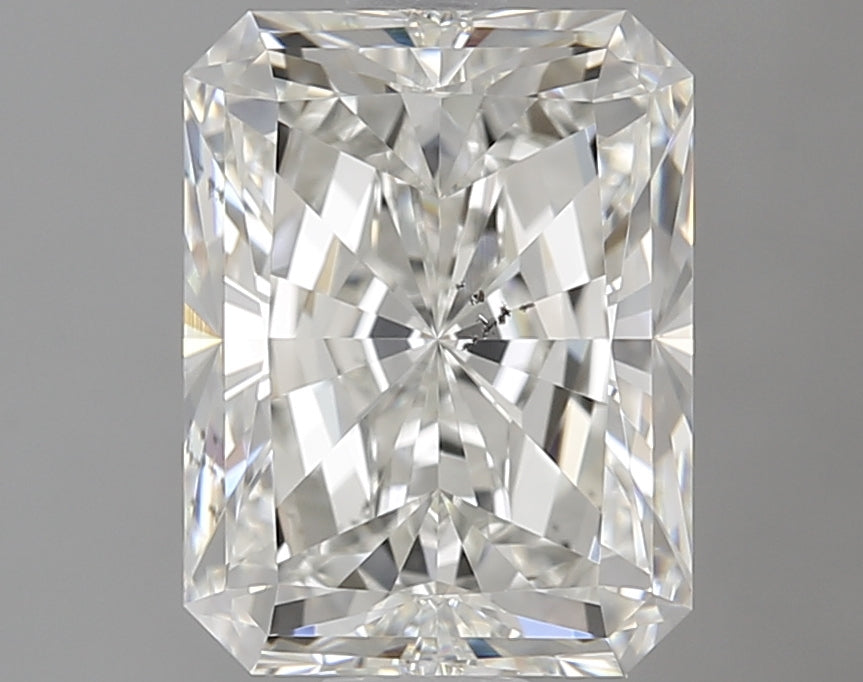 2.02 Carat Radiant Lab Diamond with  Cut Diamond in 14KT  view 1
