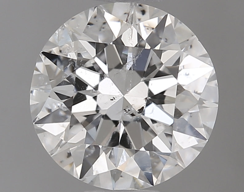 1.0 Carat Round Natural Diamond & 1.0 Carat Round Natural Diamond with  Cut Diamond in 14KT  view 1
