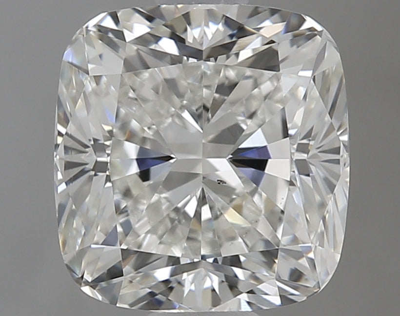 1.5 Carat Cushion Natural Diamond with  Cut Diamond in 14KT  view 1

