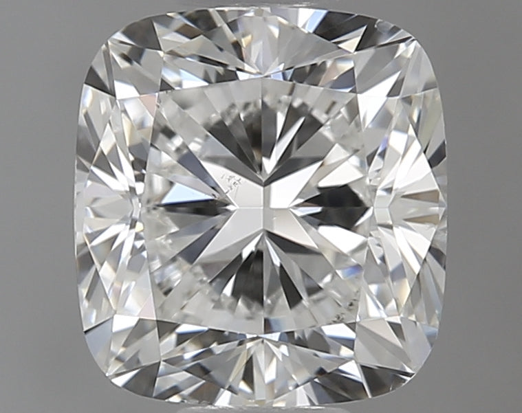 1.04 Carat Cushion Natural Diamond with  Cut Diamond in 14KT  view 1
