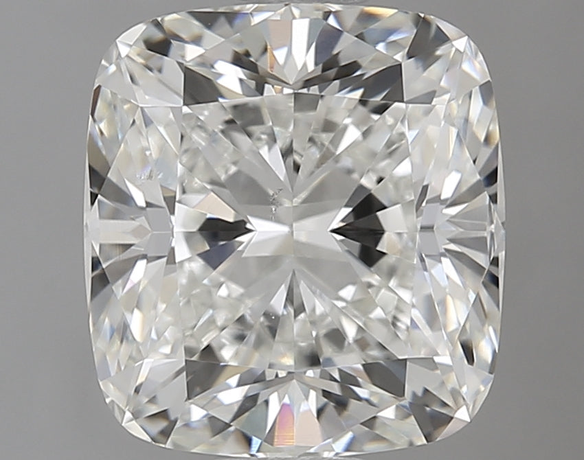 2.02 Carat Cushion Lab Diamond with  Cut Diamond in 14KT  view 1
