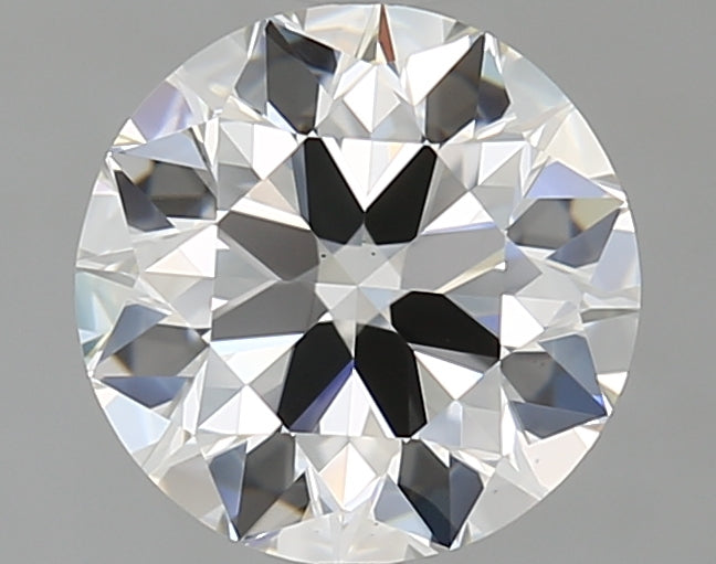1.6 Carat Round Natural Diamond with  Cut Diamond in 14KT  view 1
