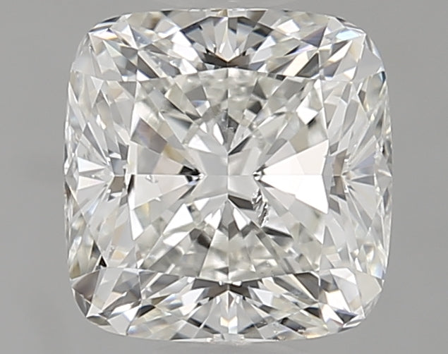 2.0 Carat Cushion Natural Diamond with  Cut Diamond in 14KT  view 1
