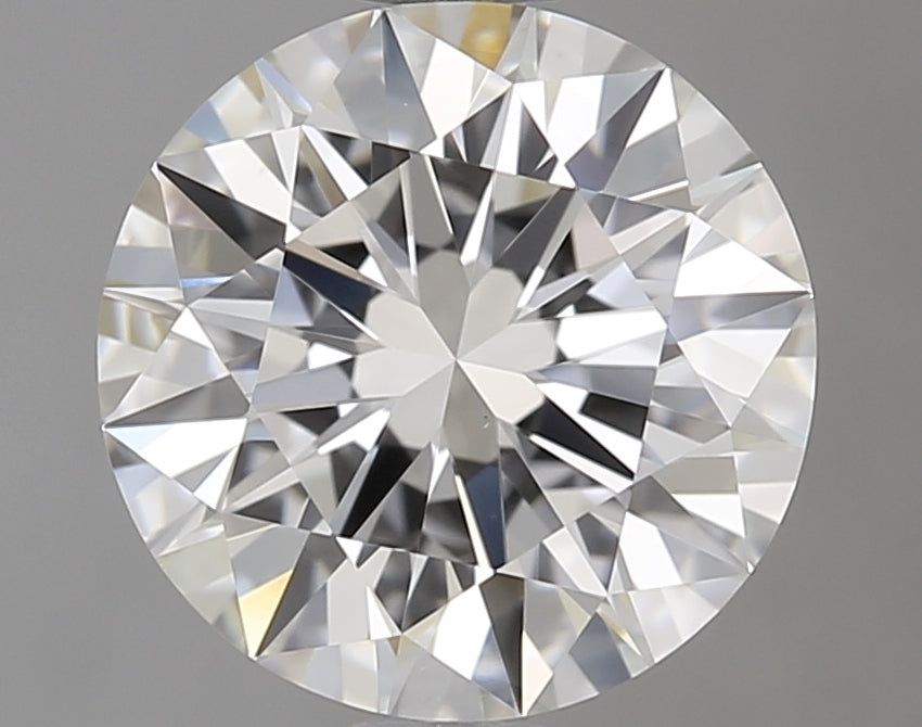 1.23 Carat Round Natural Diamond with  Cut Diamond in 14KT  view 1
