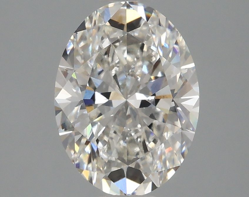 2.14 Carat Oval Lab Diamond with  Cut Diamond in 14KT  view 1
