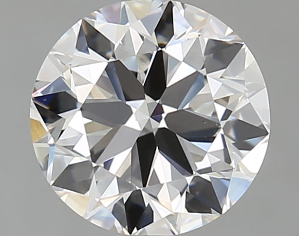 1.5 Carat Round Natural Diamond with  Cut Diamond in 14KT  view 1

