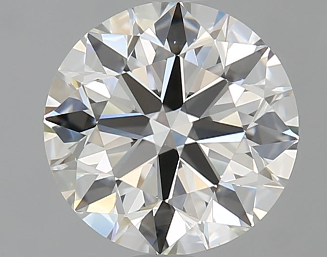 1.7 Carat Round Natural Diamond with  Cut Diamond in 14KT  view 1
