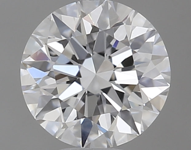 0.3 Carat Round Natural Diamond with  Cut Diamond in 14KT  view 1
