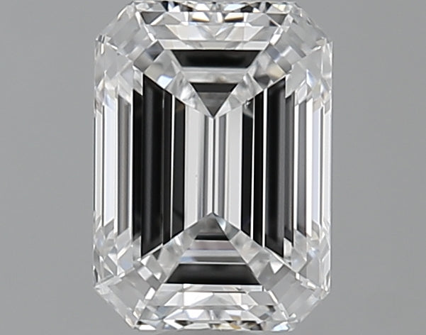0.9 Carat Emerald Natural Diamond with  Cut Diamond in 14KT  view 1
