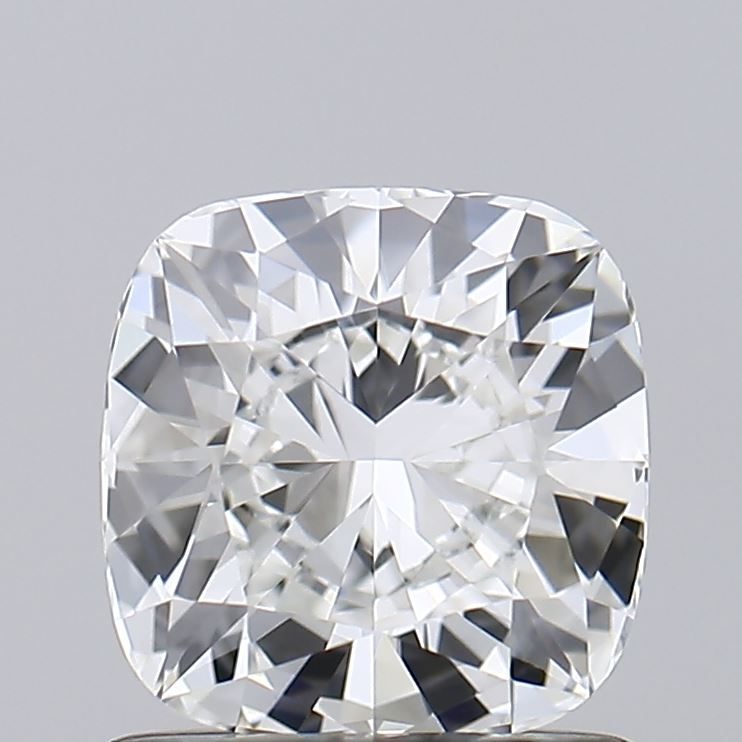 1.0 Carat Cushion Lab Diamond with  Cut Diamond in 14KT  view 1
