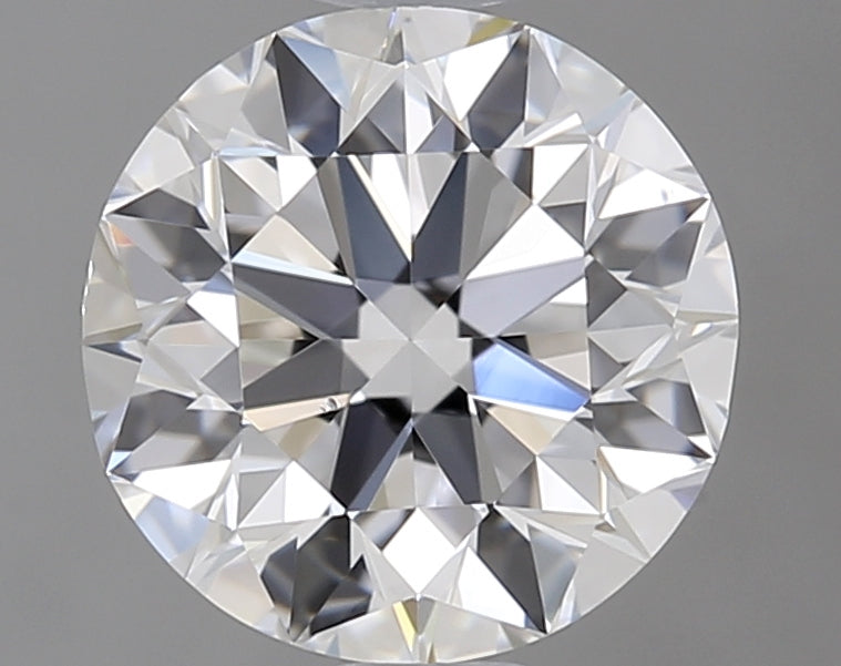 1.0 Carat Round Natural Diamond with  Cut Diamond in 14KT  view 1
