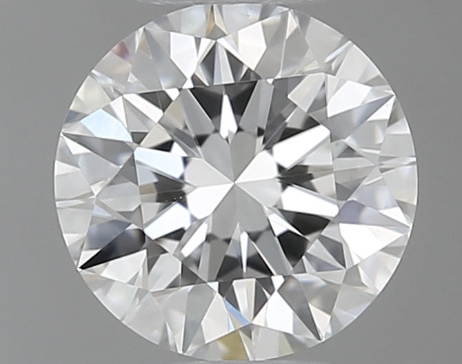 0.4 Carat Round Natural Diamond with  Cut Diamond in 14KT  view 1
